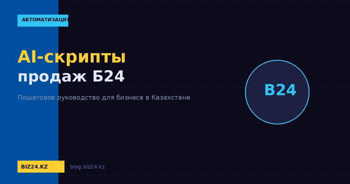 Скрипты продаж с AI в Битрикс24: как ИИ помогает менеджерам закрывать сделки